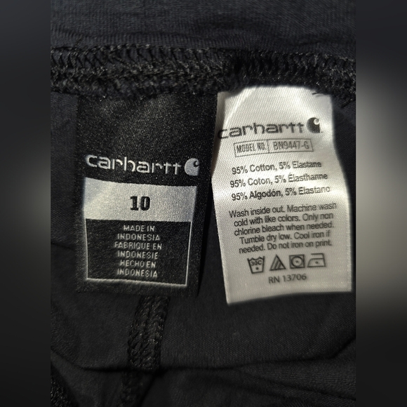 Carhartt Girls Fitted Utility Leggings-Size 10-NWOT 🖤 - Picture 3 of 4